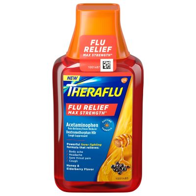 Theraflu&reg; 8.3 oz. Flu Relief Max Strength Syrup in Honey and Elderberry Flavor