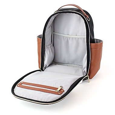 Itzy Ritzy&reg; Mini Backpack Diaper Bag in Coffee &amp; Cream. View a larger version of this product image.