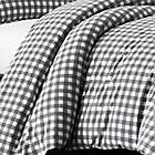 Alternate image 3 for Eddie Bauer&reg; Preston Cotton Flannel Full/Queen Duvet Cover Set in Grey