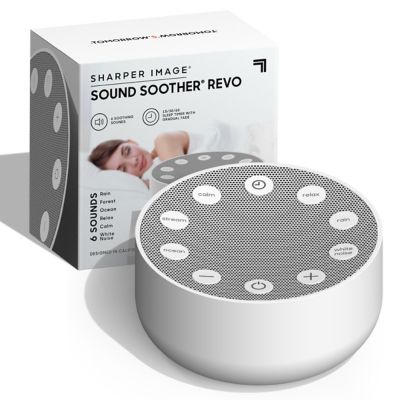 Sharper Image Sleep Therapy Noise Machine In White
