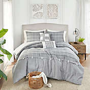 Madison Park&reg; Bryson Faux Linen Jacquard Comforter Set