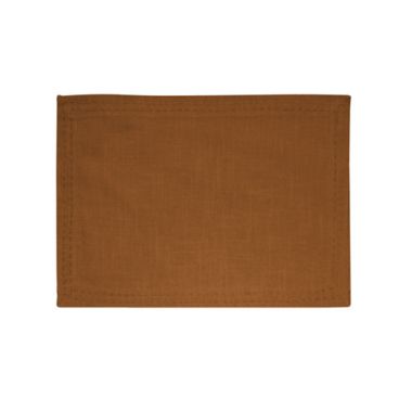 Bee &amp; Willow&trade; Border Stitch Placemats in Roasted Pecan (Set of 4). View a larger version of this product image.