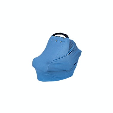 Snuggle Shield&reg; Air Filtering Multi-Use Infant Cover in Blue. View a larger version of this product image.