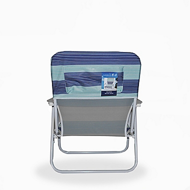 Caribbean Joe Folding Beach Chair in Stripe. View a larger version of this product image.