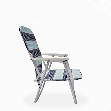 Caribbean Joe Folding Beach Chair in Stripe. View a larger version of this product image.