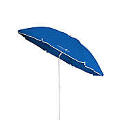 Carribean Joe 6-Foot Octagonal Beach Umbrella in Blue
