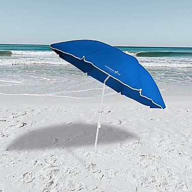 Carribean Joe 6-Foot Octagonal Beach Umbrella in Blue. View a larger version of this product image.
