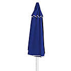 Alternate image 2 for Carribean Joe 6.5-Foot Octagonal Beach Umbrella in Navy/ Blue