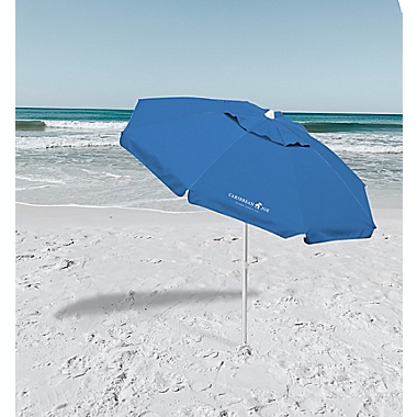 Carribean Joe 7-Foot Octagonal Beach Umbrella in Blue. View a larger version of this product image.