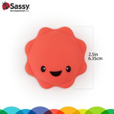 Sassy&reg; 8-Piece Macaron Bath Squirters. View a larger version of this product image.