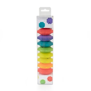 Sassy&reg; 8-Piece Macaron Bath Squirters. View a larger version of this product image.
