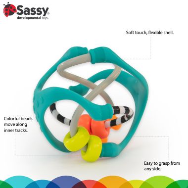 Sassy&reg; Busy Ball. View a larger version of this product image.