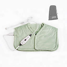 Pure Enrichment® WeightedWarmth™ Neck & Shoulder Heating Pad in Jade