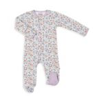 Alternate image 0 for E=MC2 Preemie Windsor Magnetic Footie in Lilac