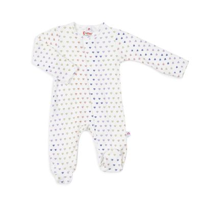 E=MC2 Pop Art Heart Magnetic Footie in White