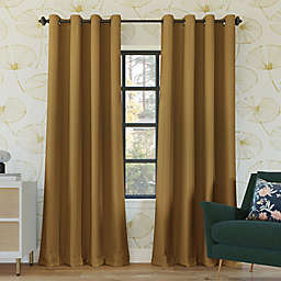 Oslo 63-Inch Grommet Curtain in Gold