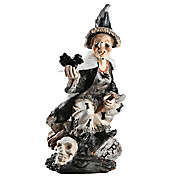 National Tree Company&reg; 10.6-Inch Witch Halloween Table Decoration in Black