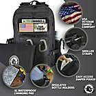 Alternate image 6 for Active Doodie&reg; Dad Diaper Bag Backpack with Morale Patches in Black