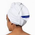 Alternate image 1 for AQUIS&reg; Towel Water Wicking Ultra-Absorbent Hair-Drying Tool in White