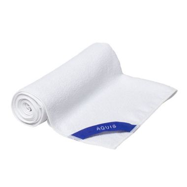 AQUIS&reg; Towel Water Wicking Ultra-Absorbent Hair-Drying Tool in White. View a larger version of this product image.