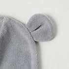 Alternate image 8 for ever &amp; ever&trade; Size 3M 2-Piece Velour Footie and Hat Set in Grey Highrise