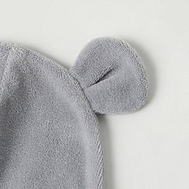 ever &amp; ever&trade; Size 3M 2-Piece Velour Footie and Hat Set in Grey Highrise. View a larger version of this product image.