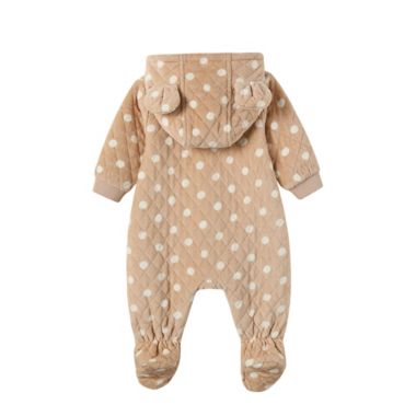 ever &amp; ever&trade; Preemie Velour Sherpa Pram in Tan Croissant. View a larger version of this product image.