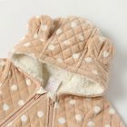 Alternate image 2 for ever &amp; ever&trade; Preemie Velour Sherpa Pram in Tan Croissant