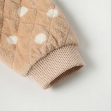 ever &amp; ever&trade; Preemie Velour Sherpa Pram in Tan Croissant. View a larger version of this product image.