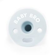 Bella Tunno&trade; Bubbi Baby Bro 0-6M Pacifier in Blue