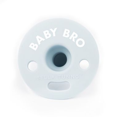 Bella Tunno&trade; Bubbi Baby Bro 0-6M Pacifier in Blue. View a larger version of this product image.
