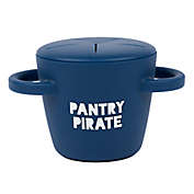 Bella Tunno&trade; Happy Snacker 8 oz. Silicone Pantry Pirate Snack Cup in Navy