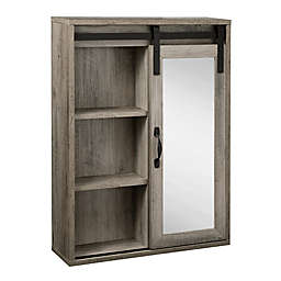 Forest Gate™ Sliding Barn Door Cabinet with Mirror