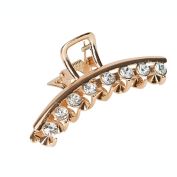 Allure Rhinestone Large Hair Clip in Gold