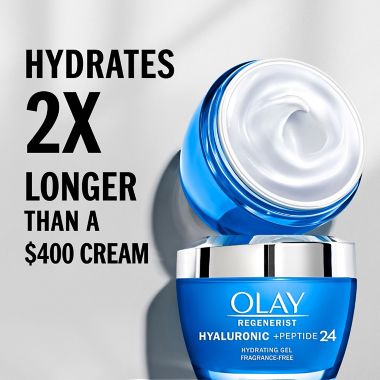 Olay&reg; Regenerist 1.7 fl. oz. Hyaluronic + Peptide 24 Hydrating Gel. View a larger version of this product image.