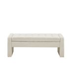 Alternate image 6 for Madison Park Gillian Storage Bench in Cream