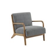 INK+IVY Novak Wood Lounge Chair