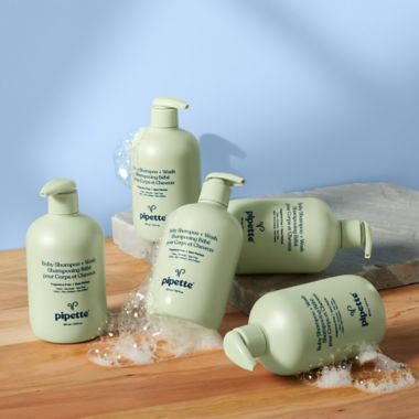 pipette&trade; 11.8 fl. oz. Fragrance-Free Baby Shampoo &amp; Wash. View a larger version of this product image.