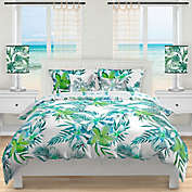Mod Lifestyles Bright Palms 5-Piece Reversible Comforter Set