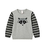 ever &amp; ever&trade; Crewneck Racoon Sweater in Light Grey Heather
