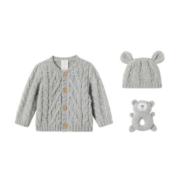 ever &amp; ever&trade; 3-Piece Sweater, Hat, and Toy Set. View a larger version of this product image.