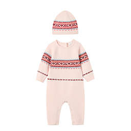 ever & ever™ 2-Piece Fair Isle Romper and Hat Set