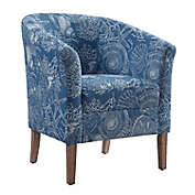 Reid Accent Arm Chair in Denim Fabric