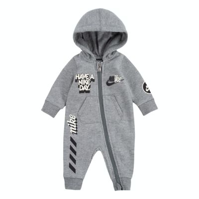 Nike&reg; Size 18M Hooded Coverall in Grey