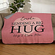 Sending Hugs Personalized Quilted Blanket