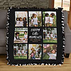 Alternate image 0 for Happy Little Moments Personalized 50-Inch x 60-Inch Tie Photo Blanket