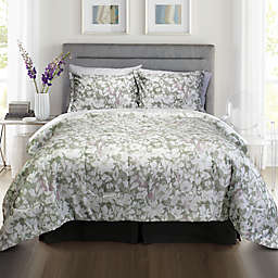 Springs Home Botanical Moss 3-Piece Full/Queen Comforter Set in Green