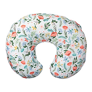 Boppy&reg; Premium Nursing Pillow Cover in Mint Flower Shower. View a larger version of this product image.