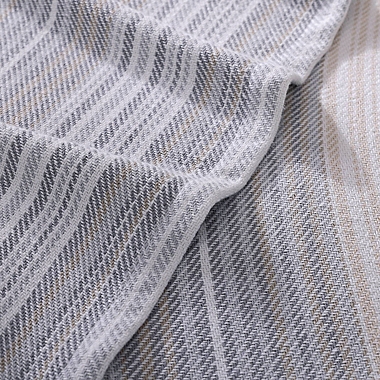 Tommy Bahama&reg; Sandy Shore Stripe Full/Queen Blanket in Beige. View a larger version of this product image.