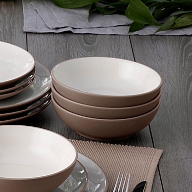 Noritake&reg; Colorwave Coupe 16-Piece Dinnerware Set in Clay. View a larger version of this product image.